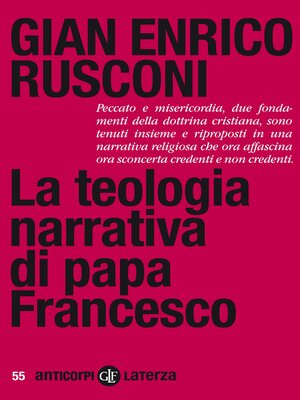 cover image of La teologia narrativa di papa Francesco